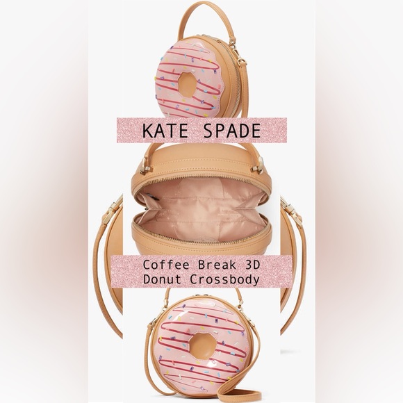 kate spade Handbags - SALE Kate Spade Donut Coffee Break 3D Donut Crossbody